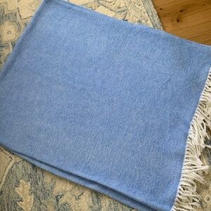 Matouk Blue throw
